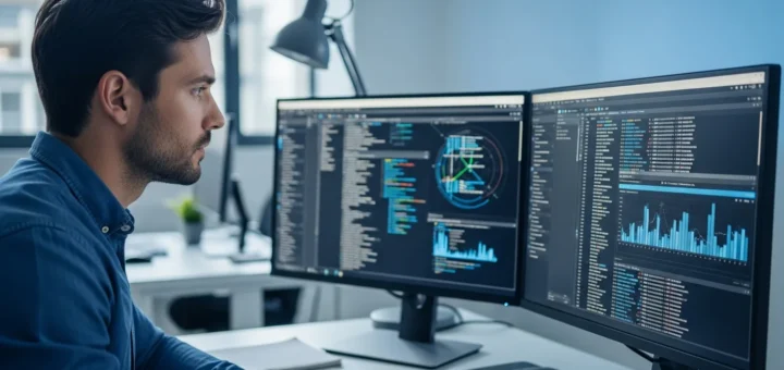 Cybersecurity expert examining system logs to understand clobbering is it malware and how it affects file integrity.