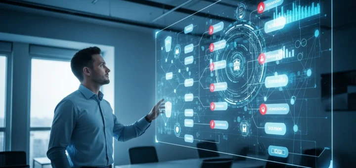 A digital interface visual highlighting the technical difference between malware and virus for computer security.
