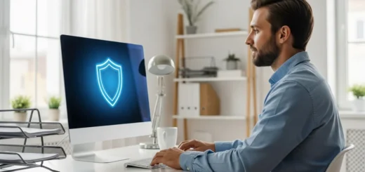 Activating the iobit malware fighter 12.5 pro license key 2025 on a modern desktop computer for PC security.