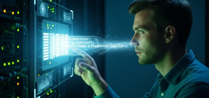 Digital interface showing prynt stealthy malware bypassing security layers and firewalls.