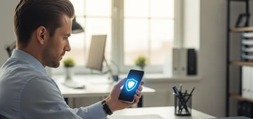 A man learns how to remove malware from iPhone using a secure recovery guide on his device.