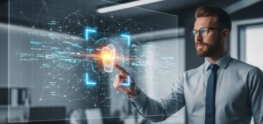 A visual representation of advanced malware detection uncovering a hidden zero-day threat in a secure network.