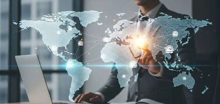 A detailed digital world map highlighting data privacy laws by country 2026 for international compliance.