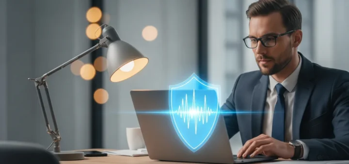 Advanced email malware protection scanning a digital inbox for hidden security threats in 2026.