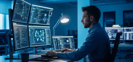Essential penetration testing tools for beginners displayed on a professional cybersecurity workstation setup.
