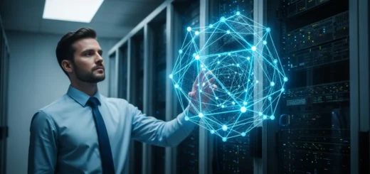 A conceptual visualization of digital security and post-quantum cryptography explained for protecting sensitive data.