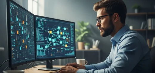 A professional performing a comprehensive WebRat malware analysis on a computer monitor in a dark cybersecurity lab.