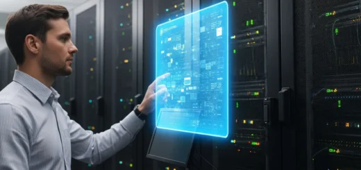 Advanced zero-day vulnerability protection strategies visualized through a secure digital shield over server hardware.